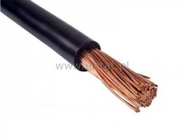 LGY  6 / 750V  kabel  czarna   linka
