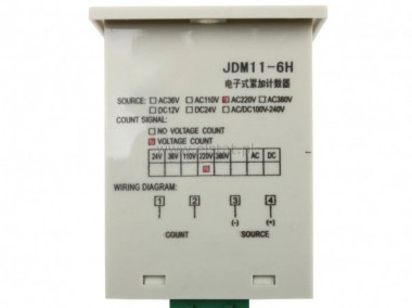 Licznik impuls�w; 230V; 6 cyfr; napi�ciowy 230V AC