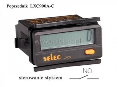 Licznik impulsw LCD LXC900A-C, sterowanie stykiem