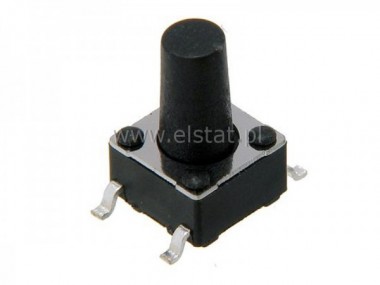MicroSwitch SMD 6x6mm  h=9.5mm  ( 6.0mm )   