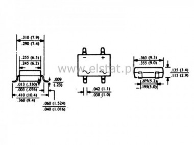 Mostek prostow. DF 10s  ( SMD ) 1A  1000V 