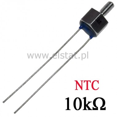 NTC 10K   termistor alumin. obudowa rubowa