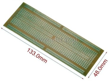 Pytka PCB uniwersalna 48 x 133 x 1,3 mm