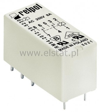 Przekanik Relpol RM84-2012-35-1012 ( 12VDC 8A 2P