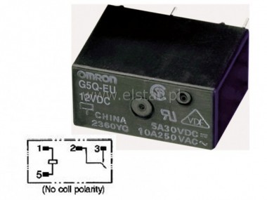 Przekanik G5Q-1-EU PCB Omron  12VDC  1xz