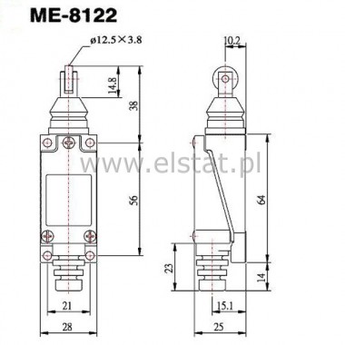 Przecznik kracowy ME8122 ( rolka poprzeczna)