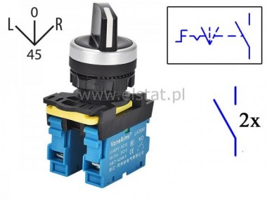 Prze��cznik pi�rowy stabilny; ON-OFF-ON