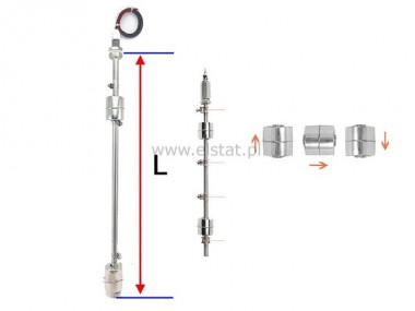 Prze��cznik p�ywakowy; czujnik poziomu wody; 40cm