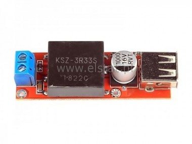 Przetwornica napięcia 7-24V -> 5V 4A gniazdo USB