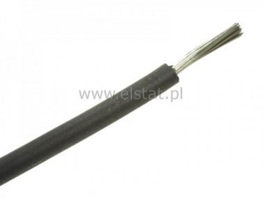 Przewd silikonowy SIF 1,5mm2 czarny CU 180stC