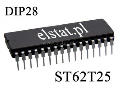 ST62T25-CB6 20I/O 4KB-ROM 64B-R mikr. DIP28