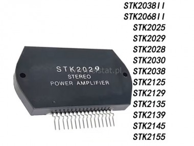 STK 2029 +/-43V,4A,2x>25W(+/-25,5V/8 ohm)