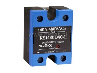 Stycznik SSR 40A ( 480VAC 1F); sterowanie 4-32VDC