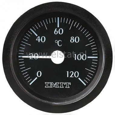 Termometr kapilarny wbudowany, duży, 0 - 120 °C