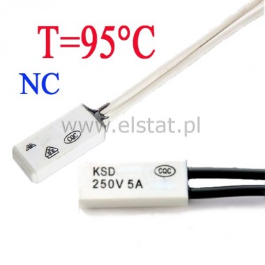 Termostat bimetaliczny NC 95C 5A/250V KSD9700