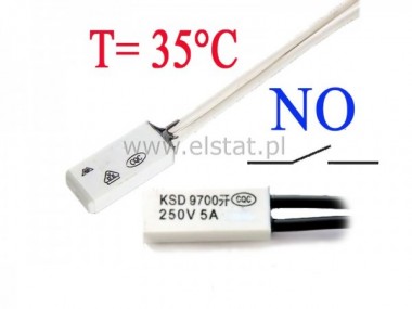 Termostat bimetaliczny NO 35C 5A/250V KSD9700 