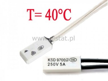Termostat bimetaliczny NO 40C 5A/250V KSD9700