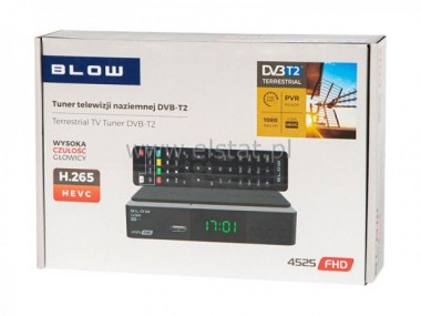 Tuner cyfrowy DVB-T2  BLOW 4525 FHD H.265 