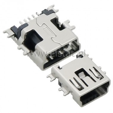 USB mini  B gniazdo  SMD  5pin ( w pyt)