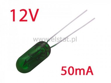 arwka  12V  50mA  miniaturowa zielona