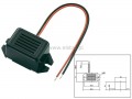 Buzzer 24V z generatorem ton ci�g�y, 23x17x15mm