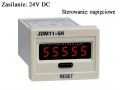 Llicznik imp. JDM11-5H 24V DC  LED 5-cyfr na panel