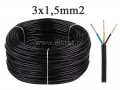 OMY kabel energetyczny 3x1,5mm2  300V czarny