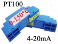 Przetwornik temperatury PT100; 150� C; 4-20mA; DIN