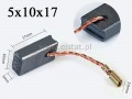 Szczotka wglowa 5x10x17mm; boczne wyprowadzenie