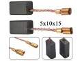 Szczotlka wglowa 5X10X15mm; wyprowadzenie z gry