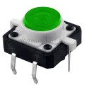 Tact Switch 12x12mm h=7mm zielone podwietlenie