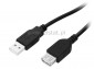 USB   AM  AF  kabel  WT - GN 1,0m czarny   