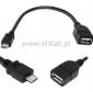Kabel  GN USB - WT micro USB  0,14m OTG; HOST