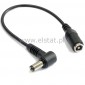 Adapter gn. 2,1/5,5 - wt. 2,1/5,5 kt + kabel 20cm