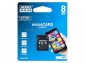 Karta micro-SD HC 8GB+adapter SD GOODRAM class 4