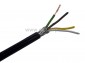 Kabel  LIYCY 4 x 0,25mm przewód ekranowany; czarny