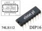 74 LS112   2 przerzutniki typu JK; DIP16