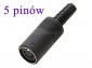 DIN  5 pin  GN  180st  na kabel  Standard