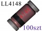 Dioda impulsowa 1N4148  0,2A 100V SMD (100szt)