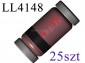 Dioda impulsowa 1N4148  0,2A 100V SMD (25szt)