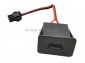 Gniazdo USB-C do obudowy na zatrzask z przewodem