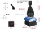 Joystick stabilny; przemys�owy; 4x NO; os�ona guma