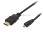Kabel poczeniowy HDMI  A - micro HDMI D 3m