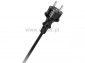 Kabel sieciowy 3m ( 3x1,5mm )  czarny guma HQ z/u