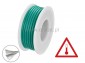 Kabel silikonowy - zielony; cynowana miedź 0,5mm2