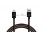 Kabel WT USB - WT USB typ C czarny 1m (3.0)+ oplot