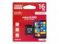 Karta Micro SD 16GB   SDHC + adap. SD  CL10 UHS