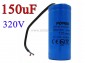 Kondensator startowy; 150uF; 320V; ok. 42x102mm