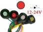 Kontrolka  czerwona  LED 10mm   12-24V AC/DC