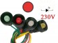 Kontrolka  czerwona  LED 20mm   230VDC